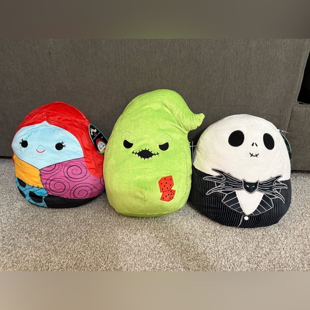 Nightmare Before Christmas 20” Squishmallows - Jack, Sally & Oogie Boogie